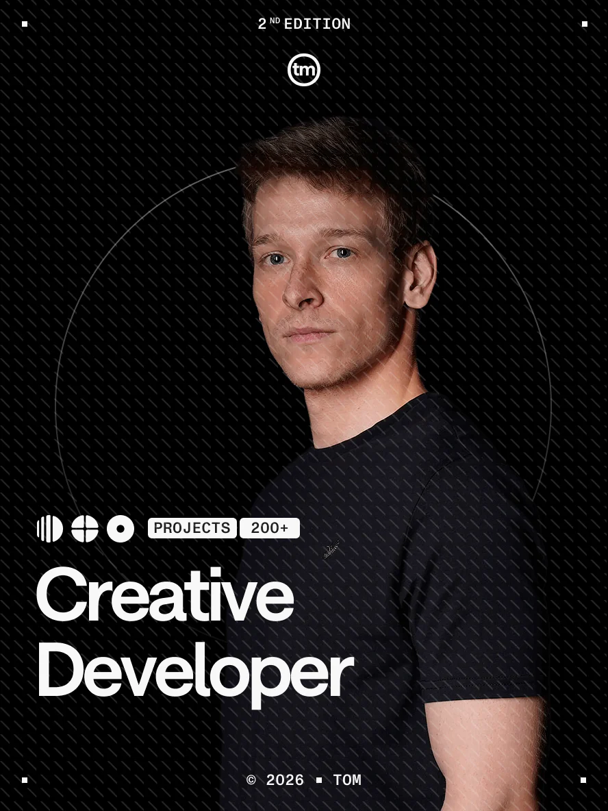 Tomáš Mrázek — Creative Developer trading card