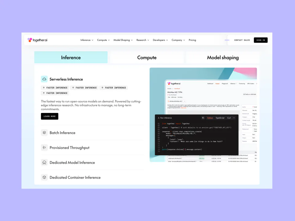 Together.ai — project screenshot